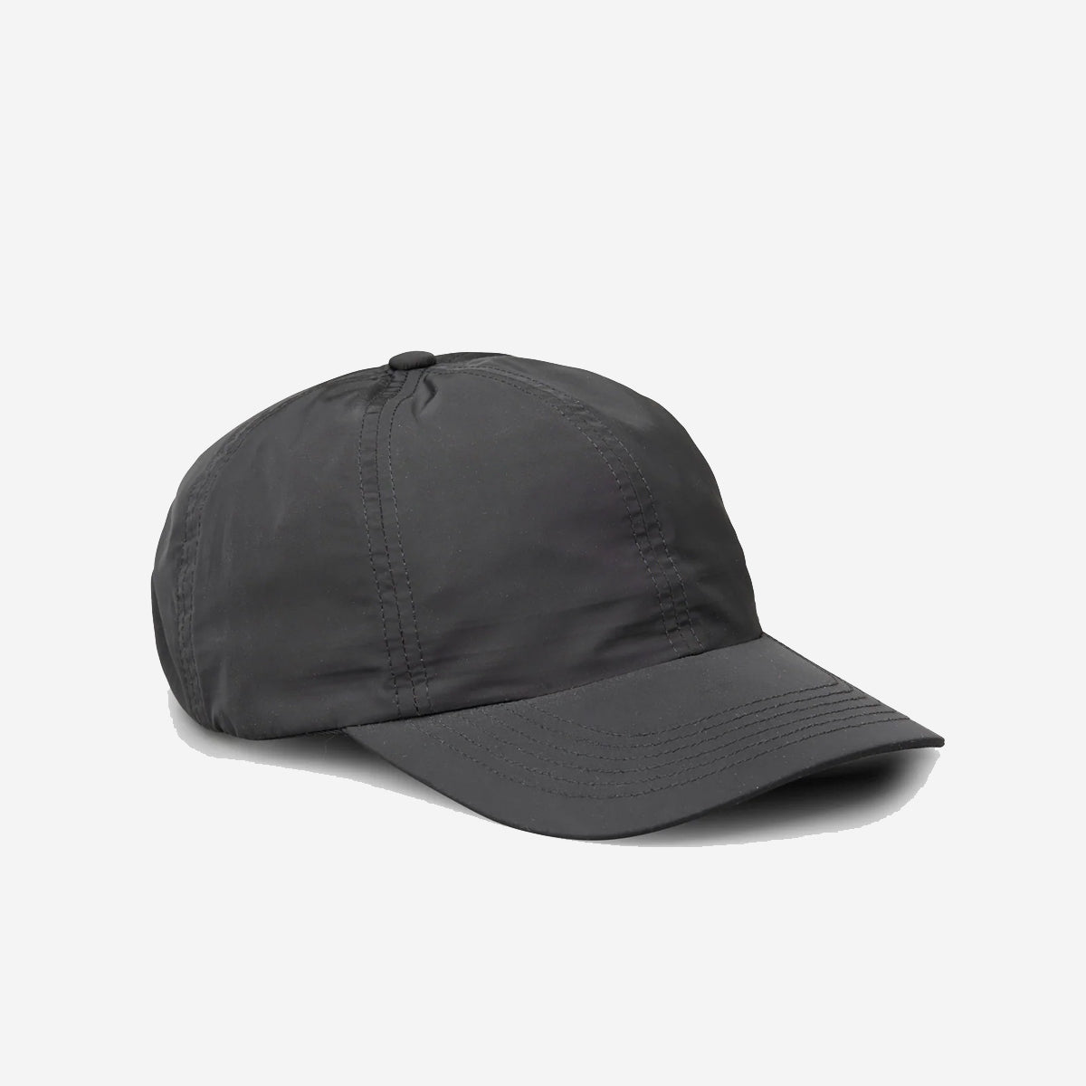 Nylon Taffeta Cap - Black