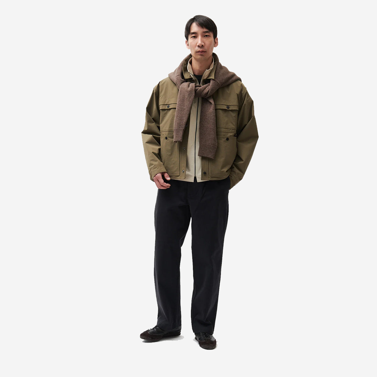 Natural Dye Airport Jacket - Olive