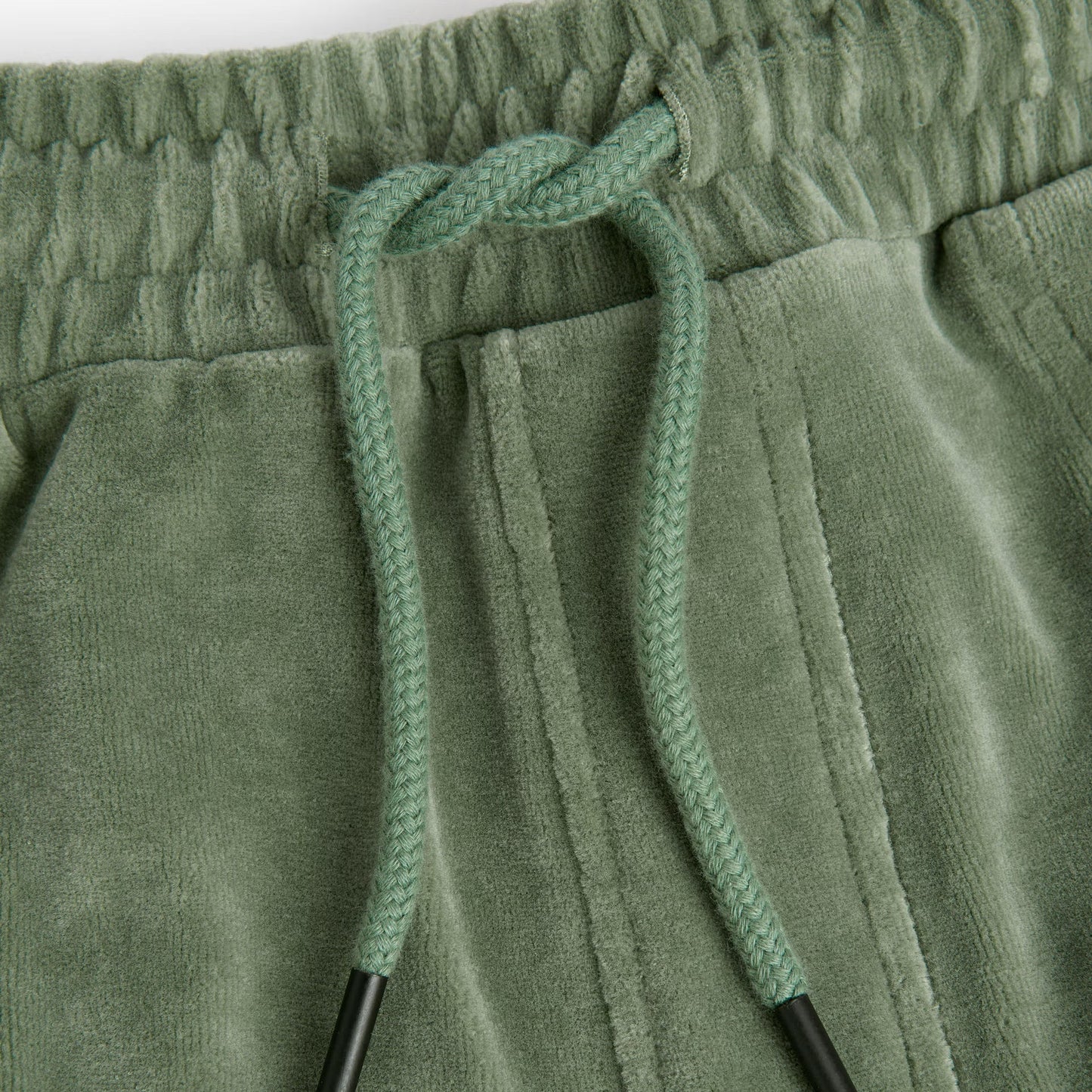Velour Nicola Shorts - Green