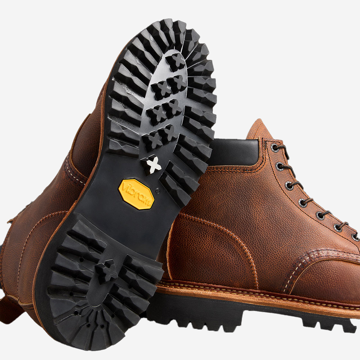 Norway Moc 6-Inch Leather Boots - Copper Rough & Tough