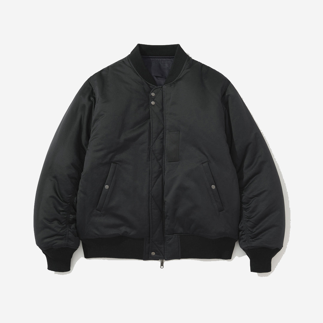 ジャケット・アウター BOMBER NYLON REVERSIBLE JACKET SHIRTER - Nylon Reversible Padded Bomber Jacket - Purple Black