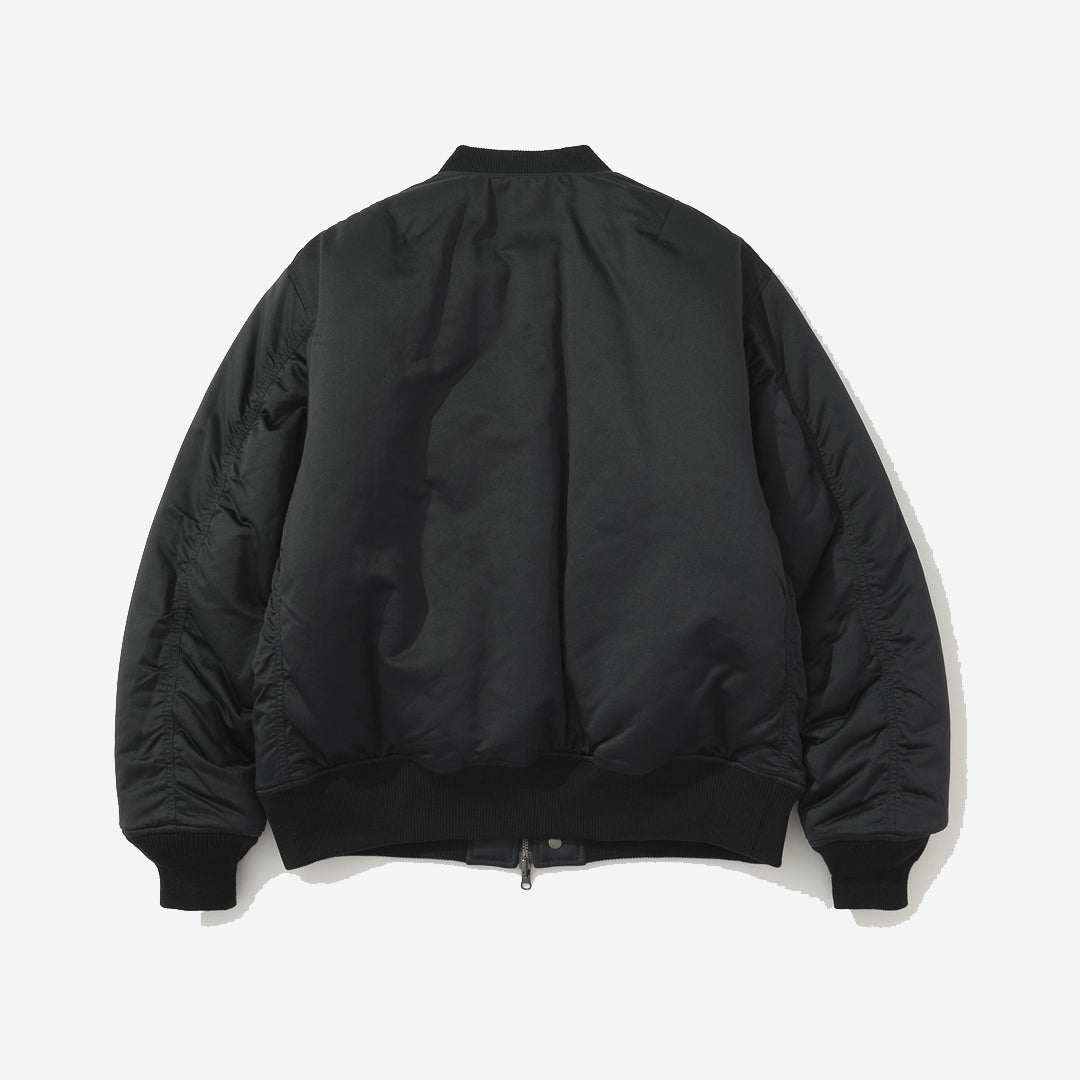 Nylon Reversible Bomber Jacket - Purple/Black