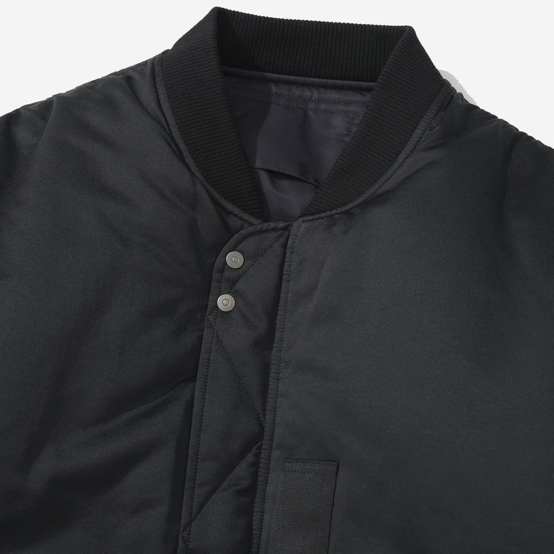 Nylon Reversible Bomber Jacket - Purple/Black