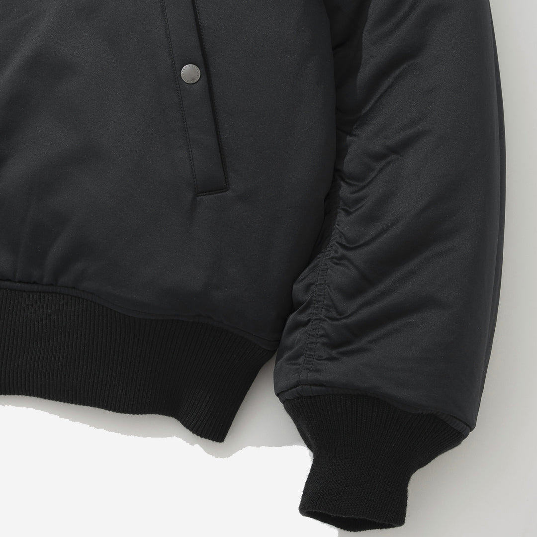 Nylon Reversible Bomber Jacket - Purple/Black