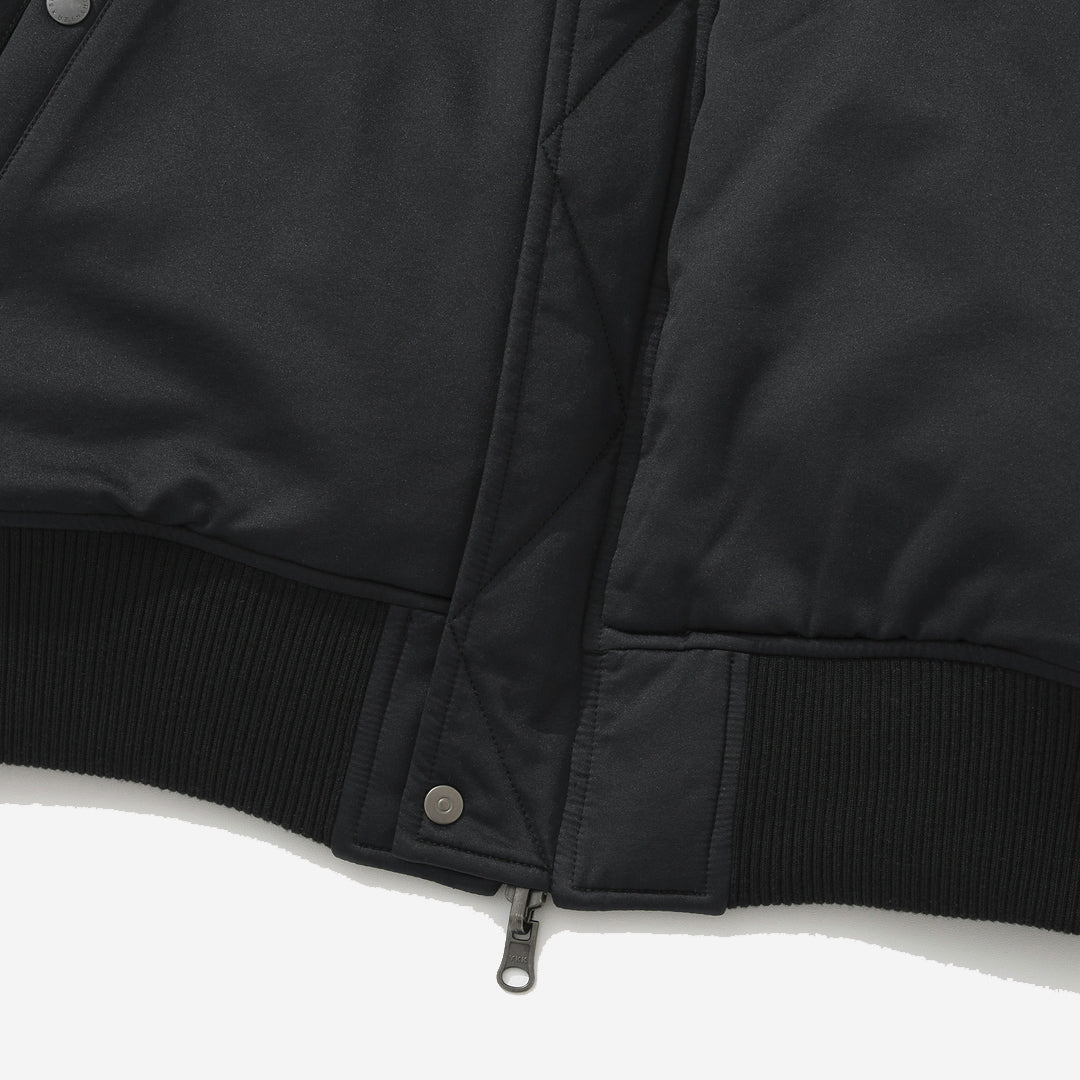 Nylon Reversible Bomber Jacket - Purple/Black