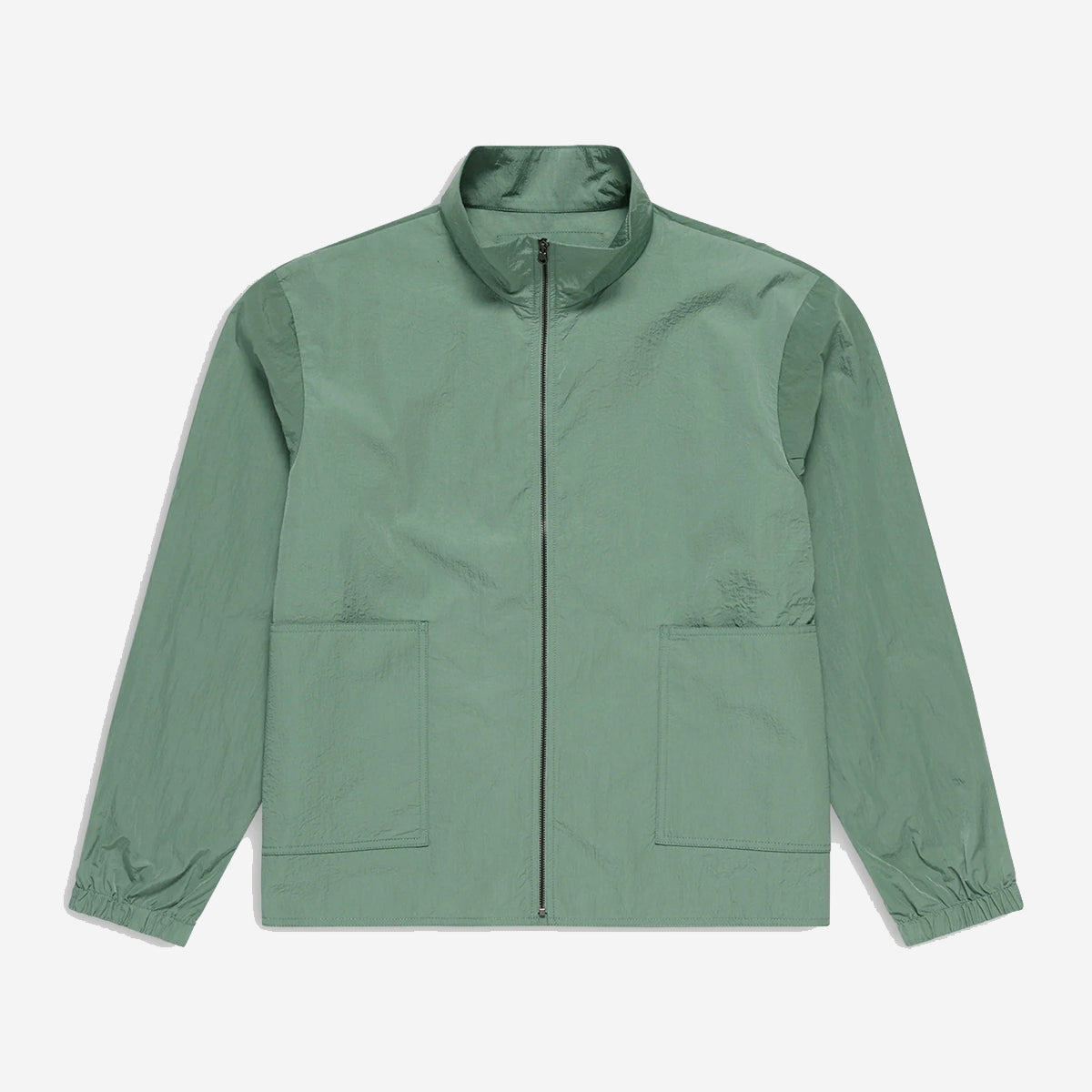 Nylon Training Zip Jacket - Aquamarine