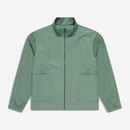 Nylon Training Zip Jacket - Aquamarine