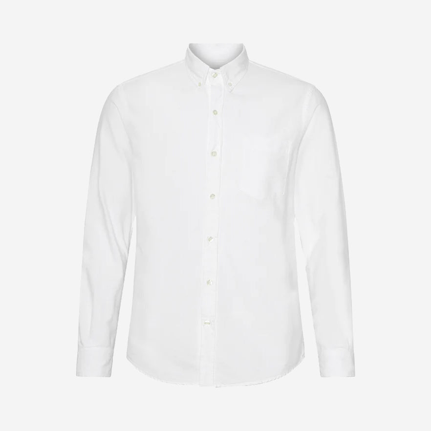 Organic Button-Down Oxford Shirt - Optical White