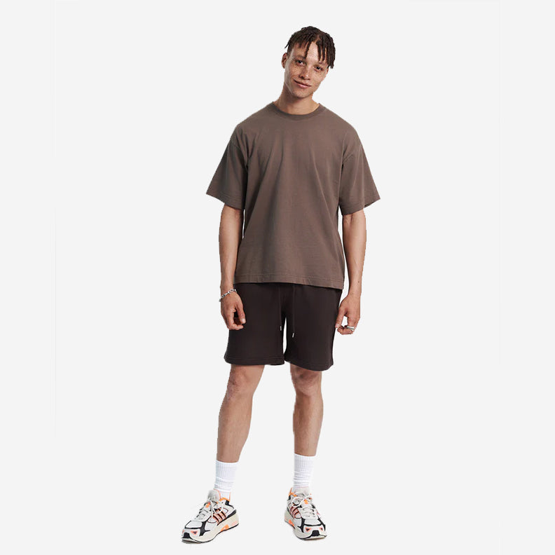 Oversized Organic T-Shirt - Lava Grey