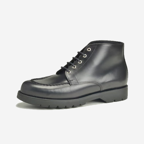 Oxal B2 Leather Ankle Boots - Glossy Black