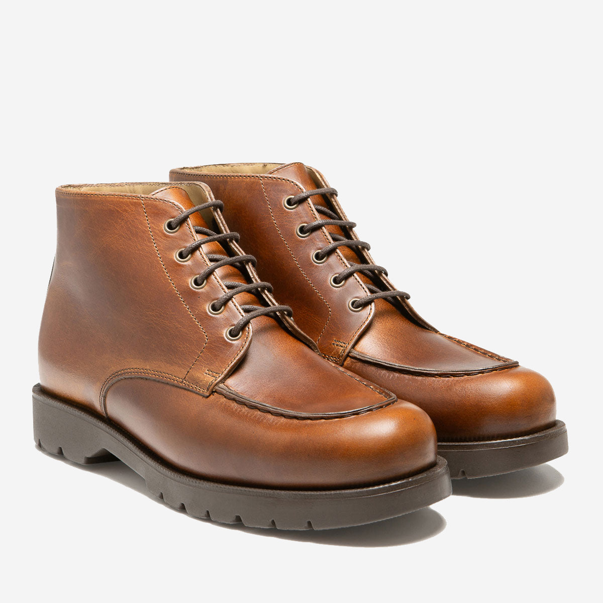 Oxal TH Leather Ankle Boots - Satin Cognac
