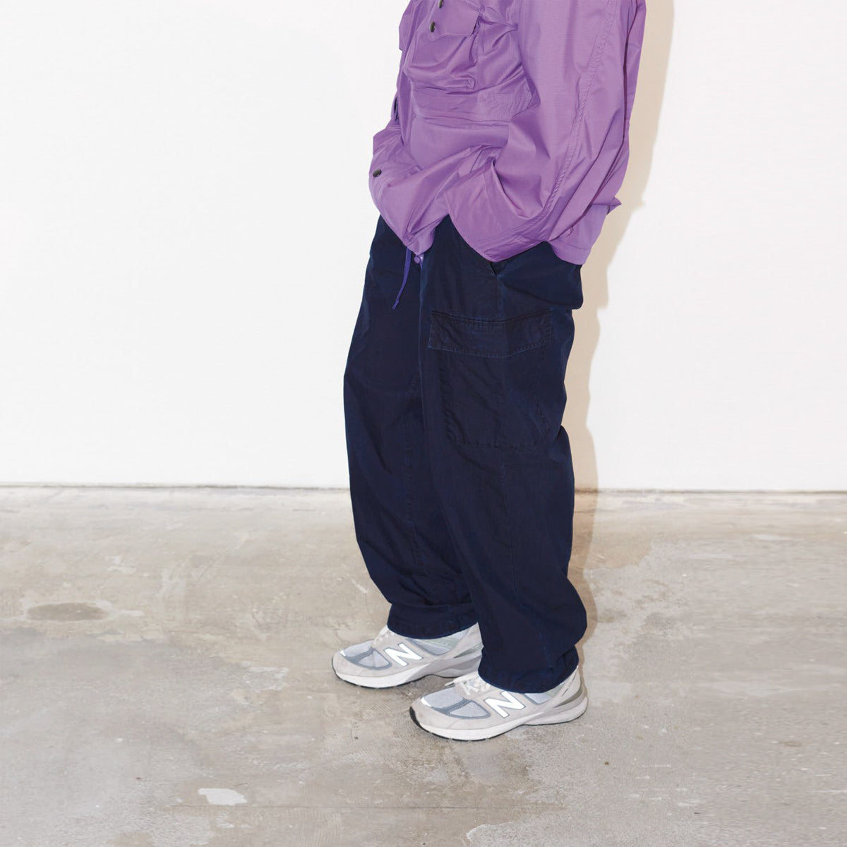 One-Sided Cargo Pant - Indigo