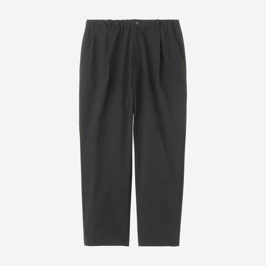 One Tuck Tapered Light Pants - Black