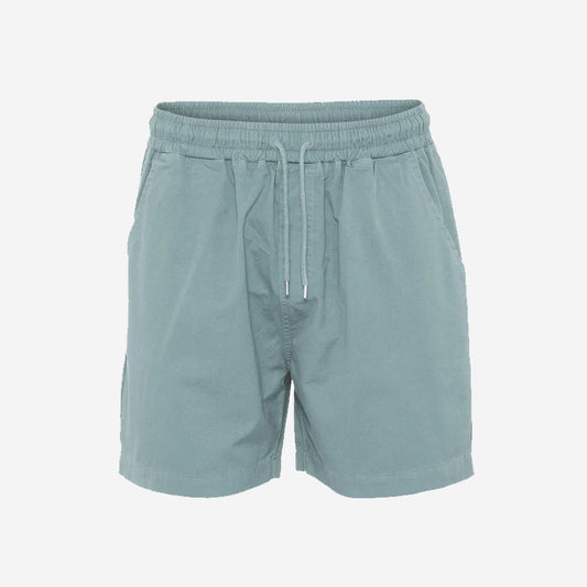 Organic Twill Easy Shorts - Steel Blue
