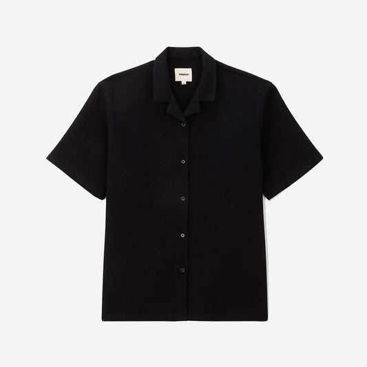 Orleans Waffle Vacation Shirt - Black