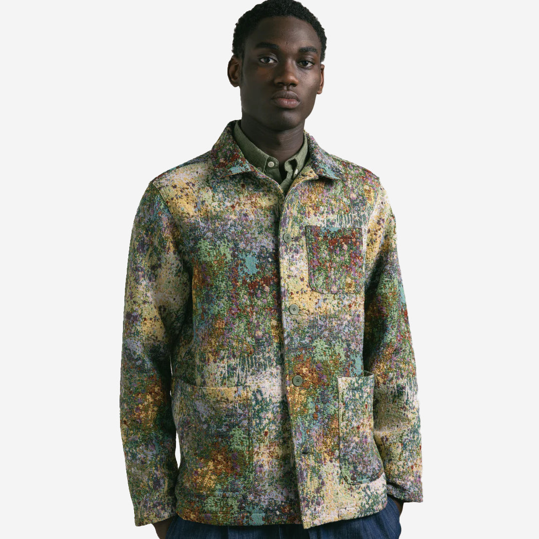 Ormiston Jacquard Jacket - Multi Abstract Camo