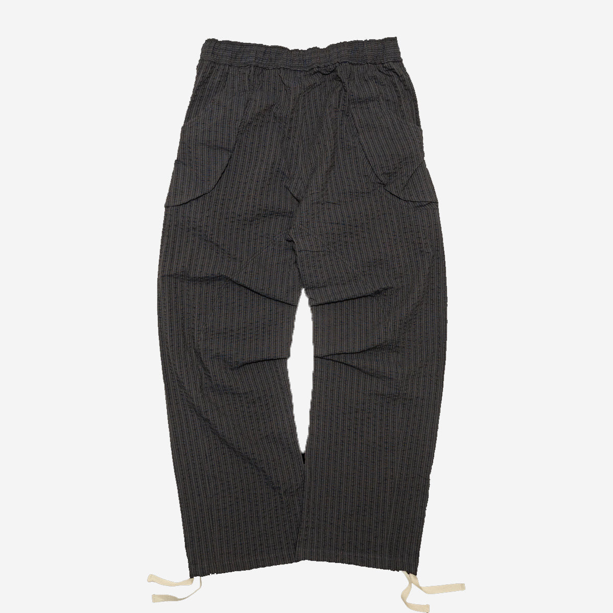 Osage Seersucker Cargo Pants - Night Maroon