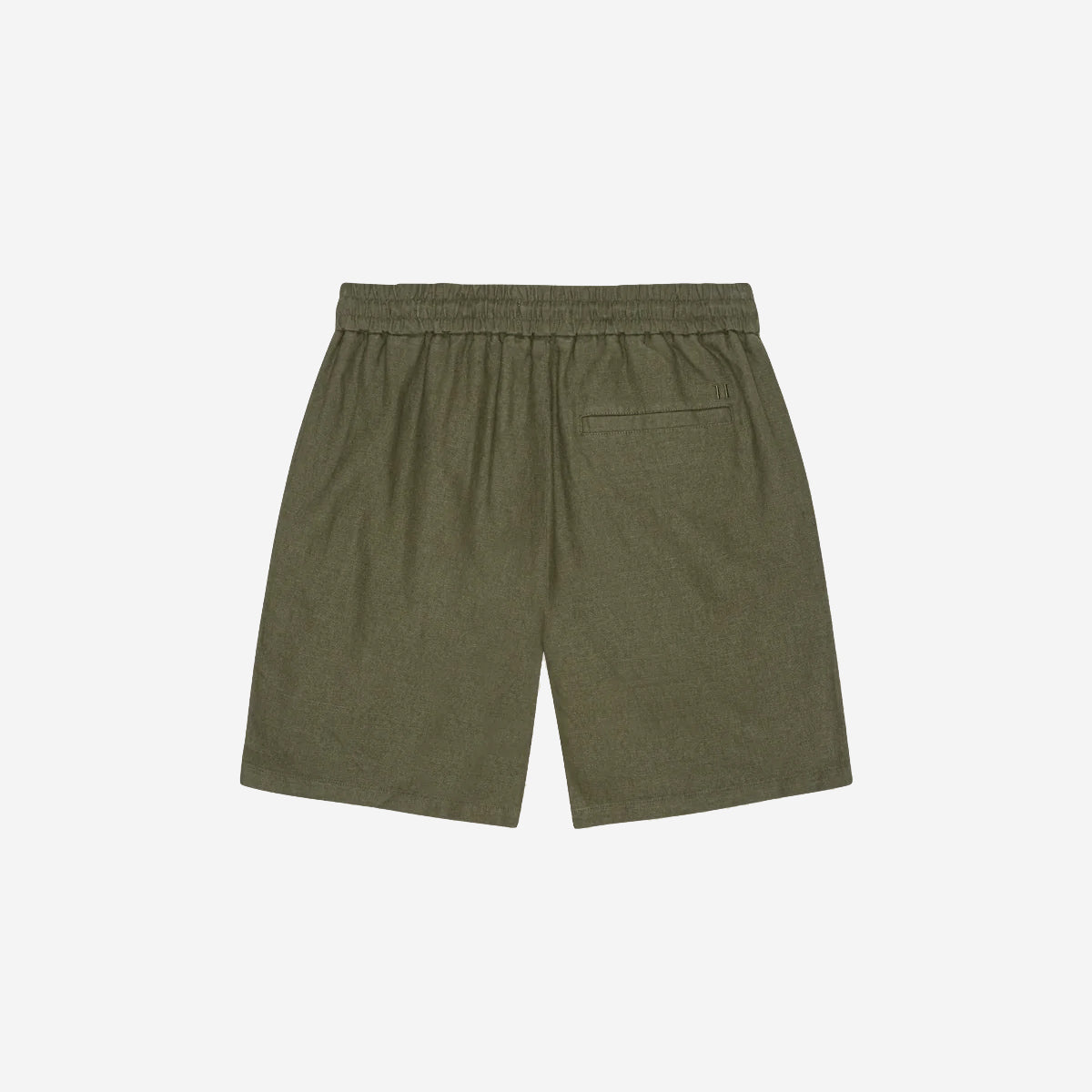 Otto Linen Easy Shorts - Olive Night