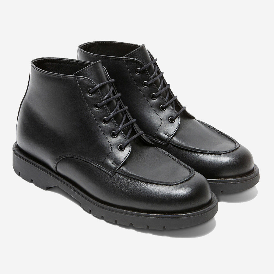 Oxal KP Leather Ankle Boots - Black