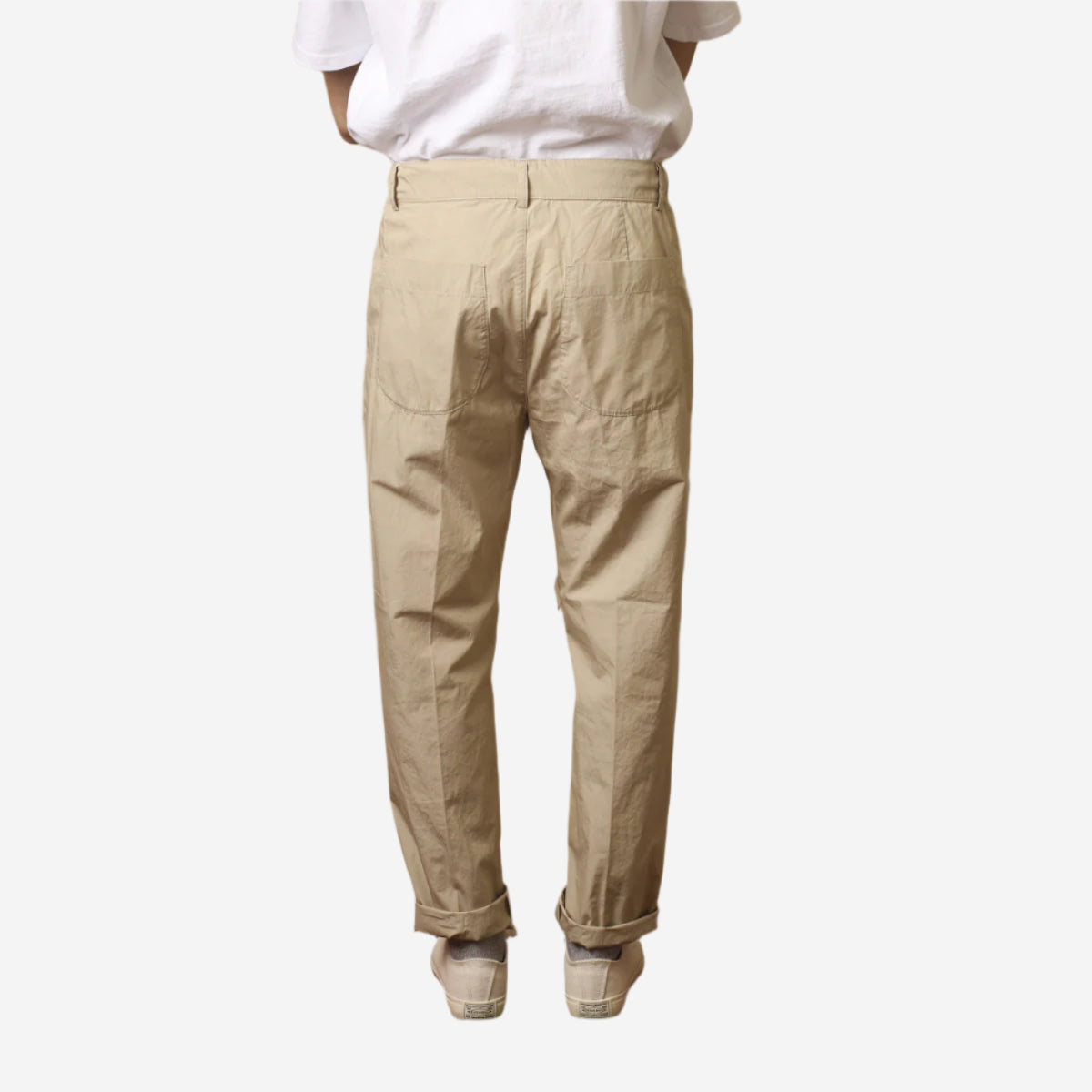 Oxnard One Pleat Poplin Easy Pant - Sand