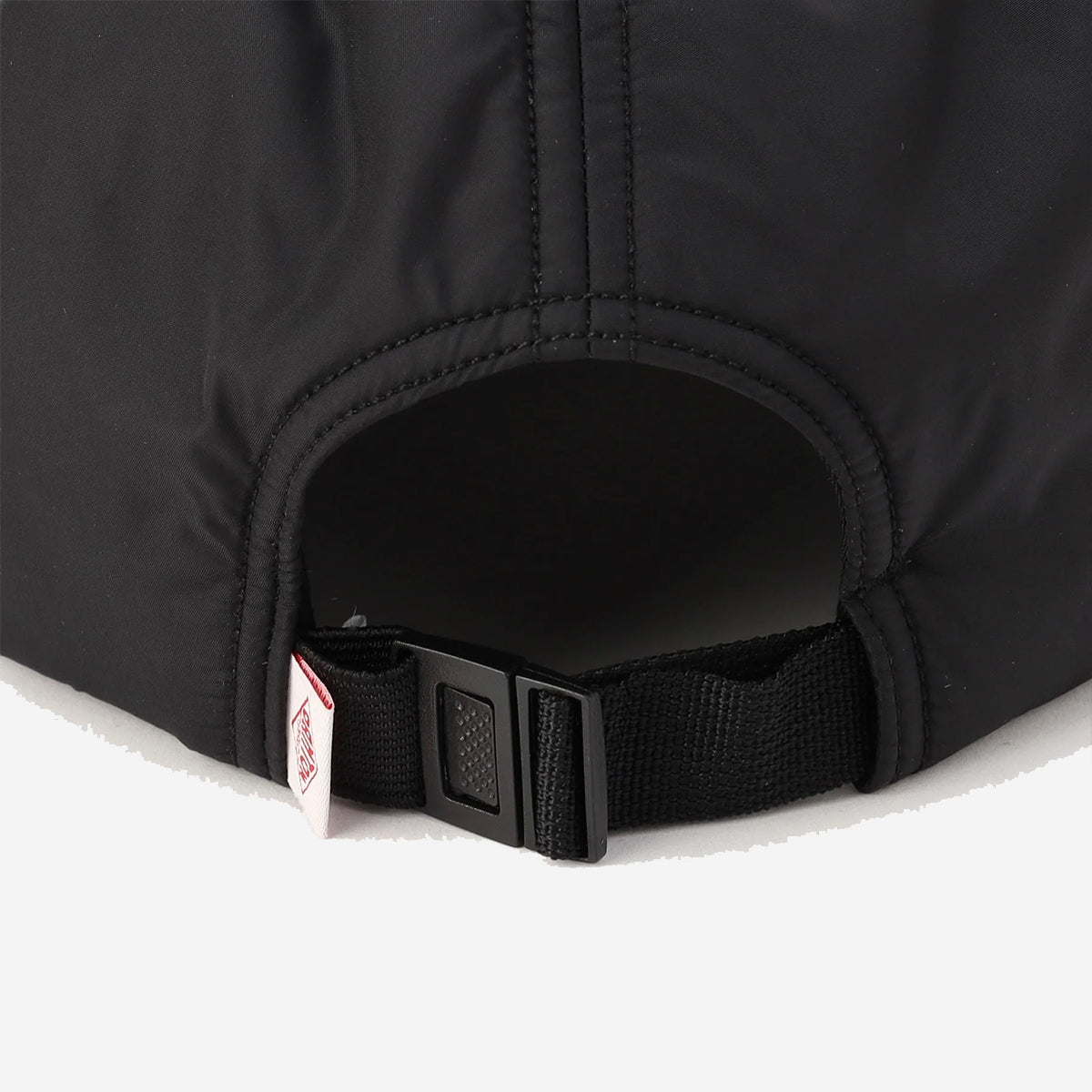 6-Panel Nylon Taffeta Insulated Cap - Black