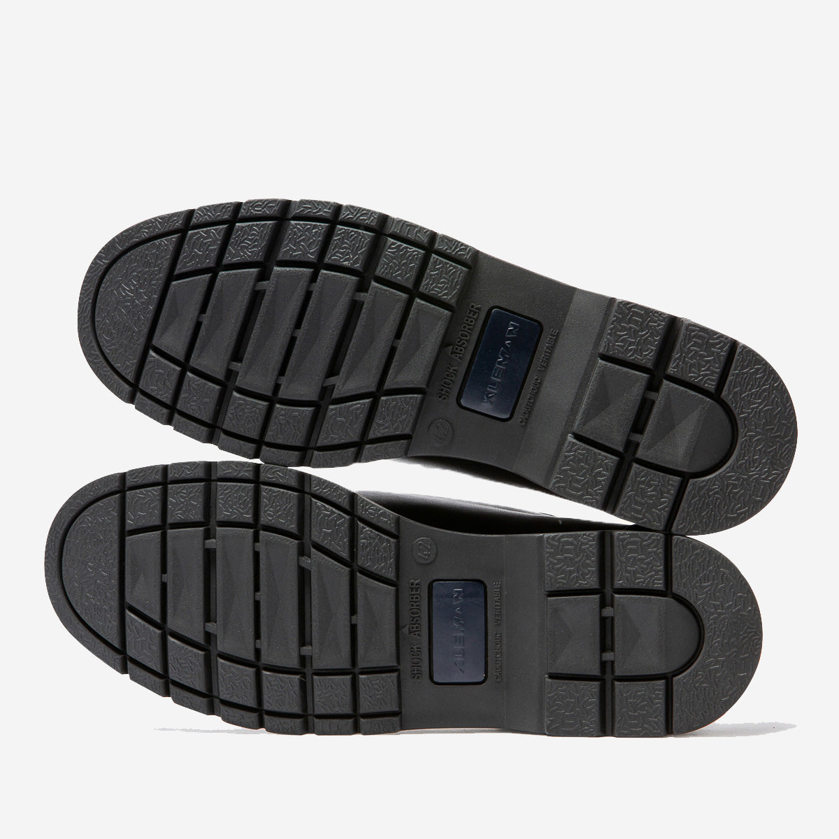 Padrini Leather Tyrolean Shoes - Black