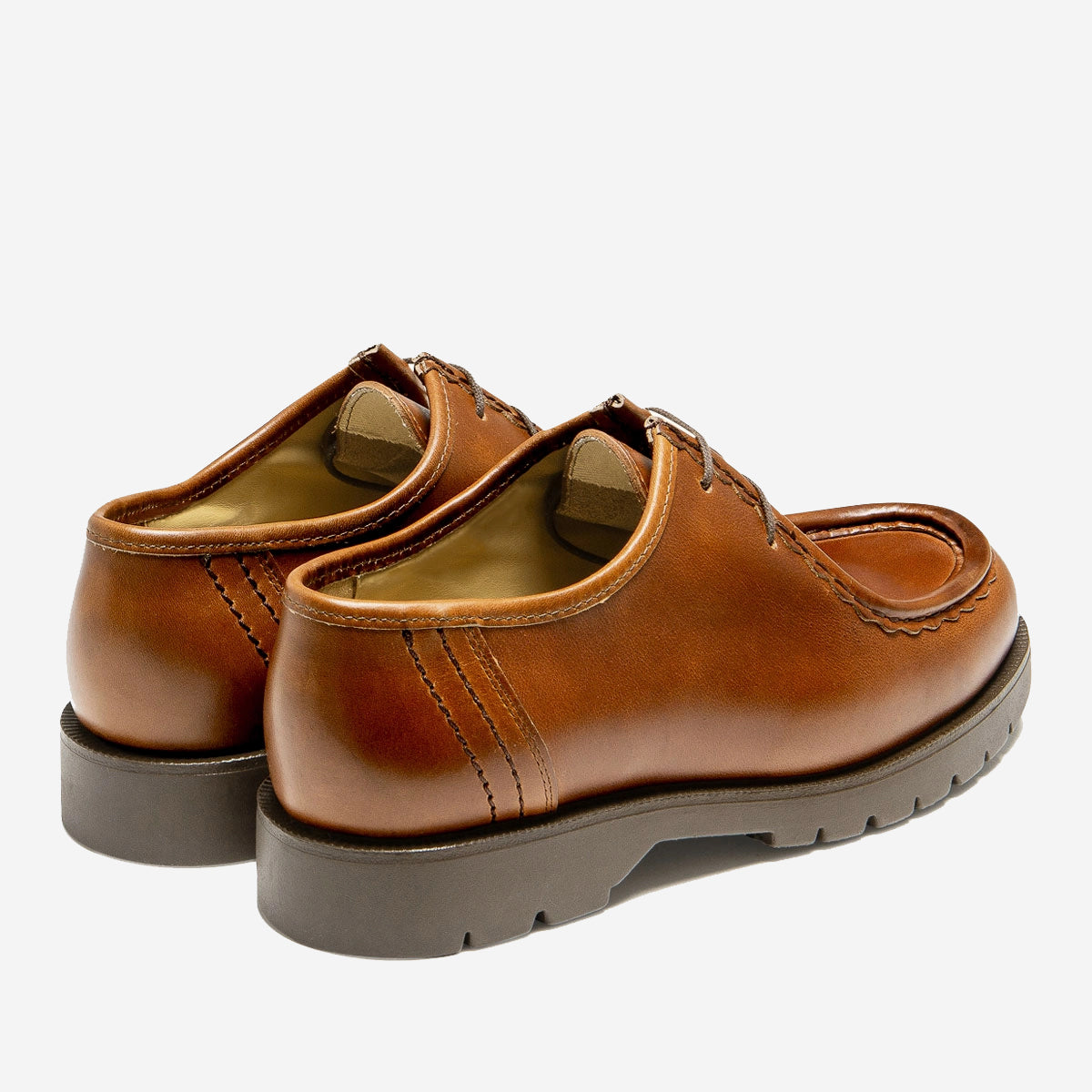 Padror TH Leather Tyrolean Shoes - Satin Cognac
