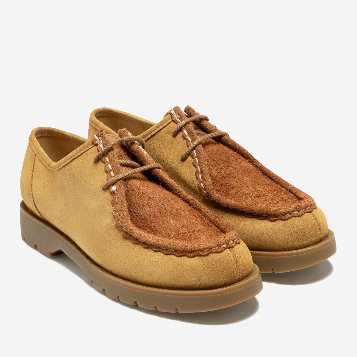 Padror VV2 Suede Tyrolean Shoes - Lion/Cognac