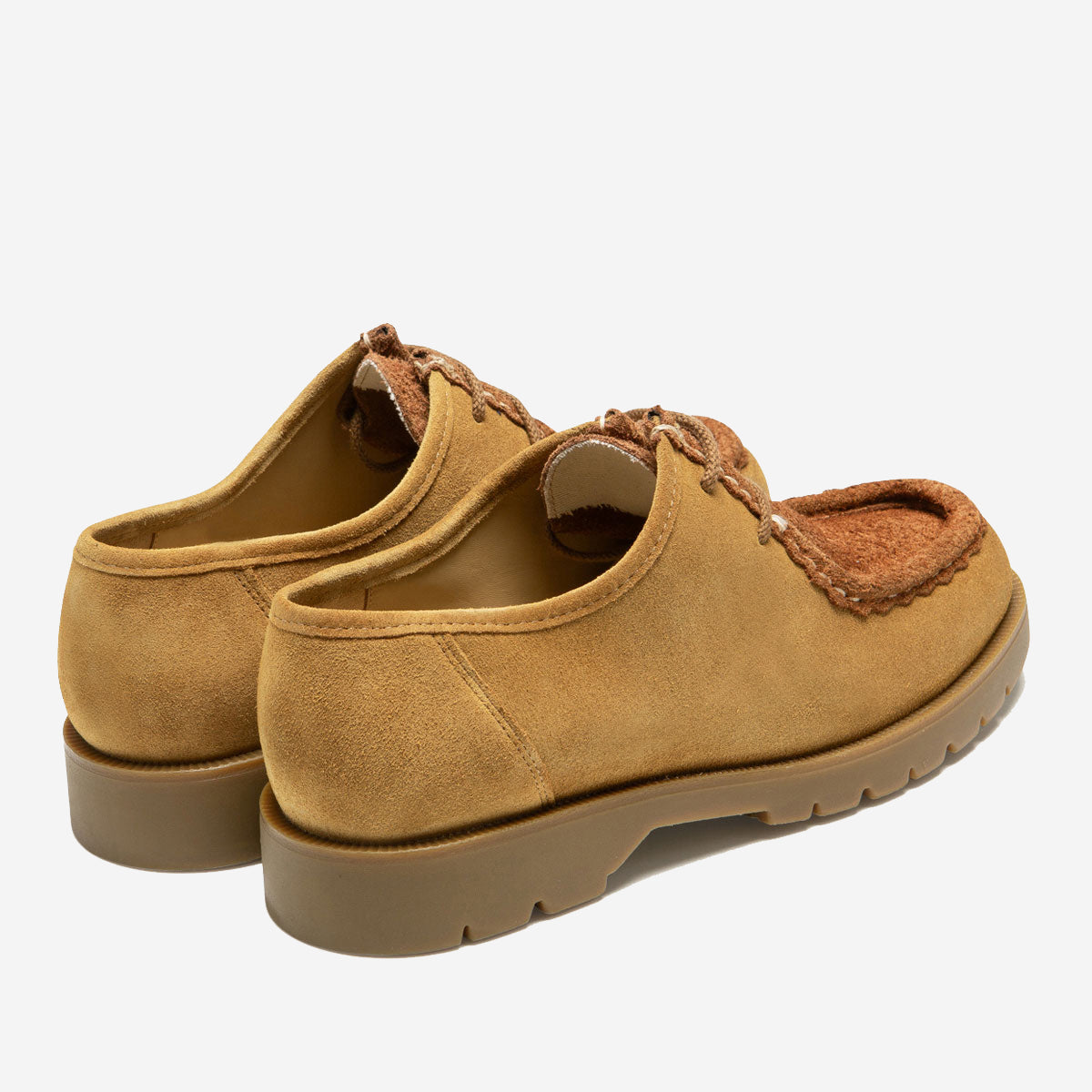 Padror VV2 Suede Tyrolean Shoes - Lion/Cognac