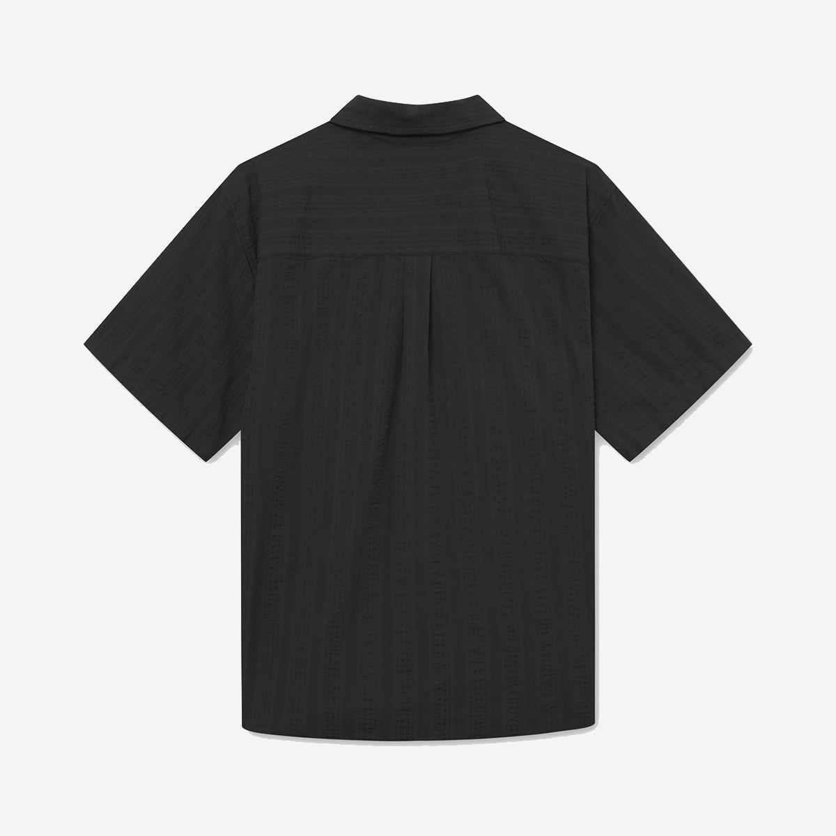 Peer Jacquard Vacation S/S Shirt - Black