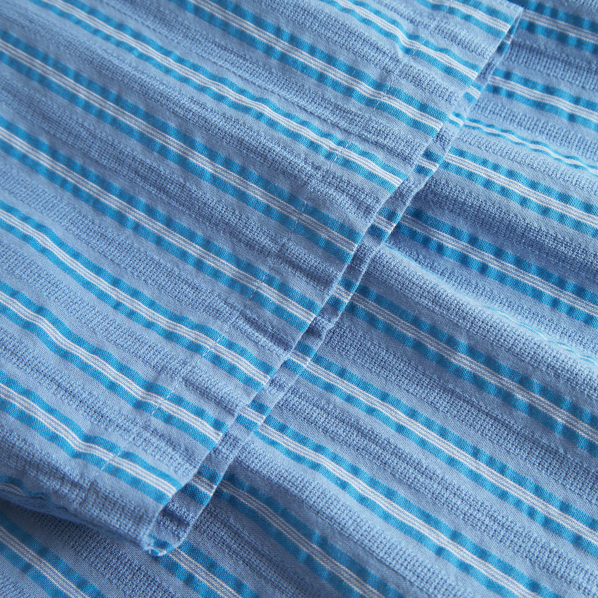 Peer Jacquard Vacation S/S Shirt - Blue