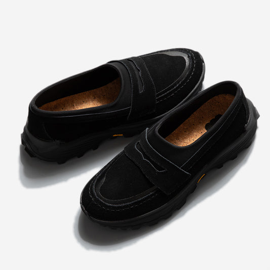 DISH Trekking Moc Loafers - Black