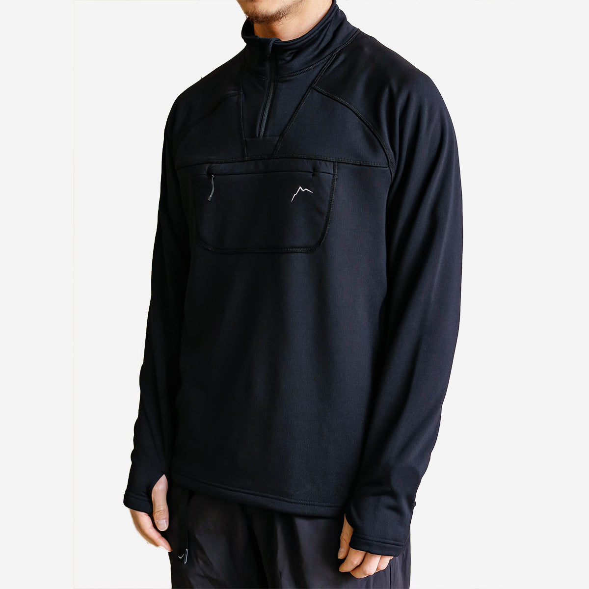 Polartec Fleece Powergrid Half-Zip Sweater - Black