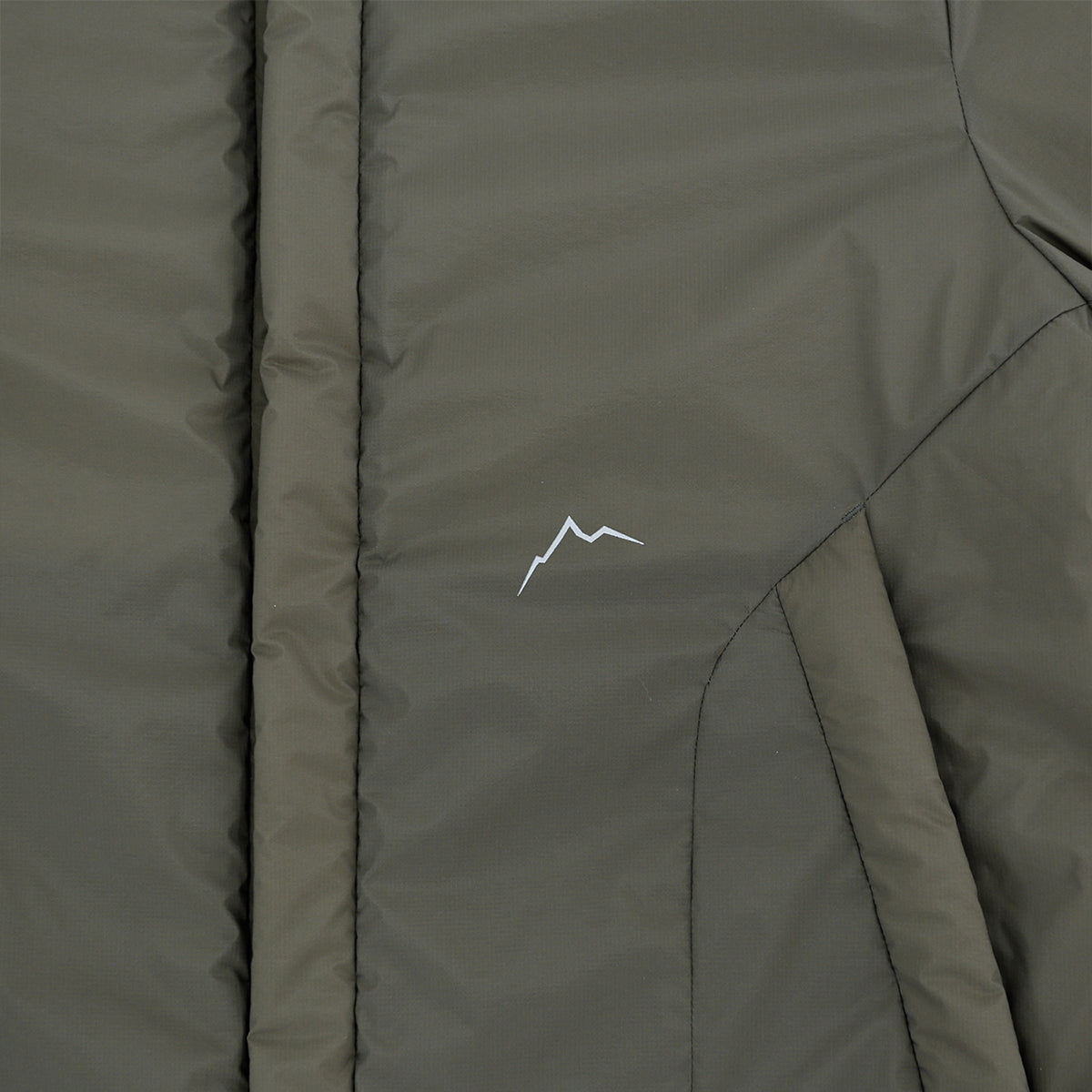 Pertex Primaloft Collarless Jacket - Khaki Olive