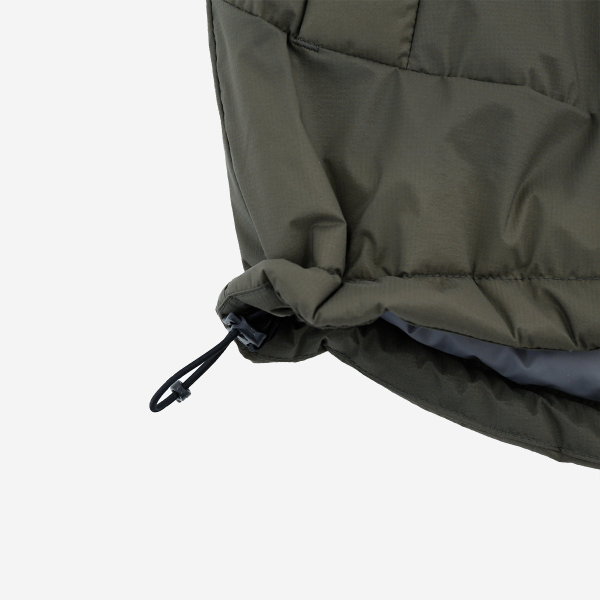 Pertex Primaloft Collarless Jacket - Khaki Olive