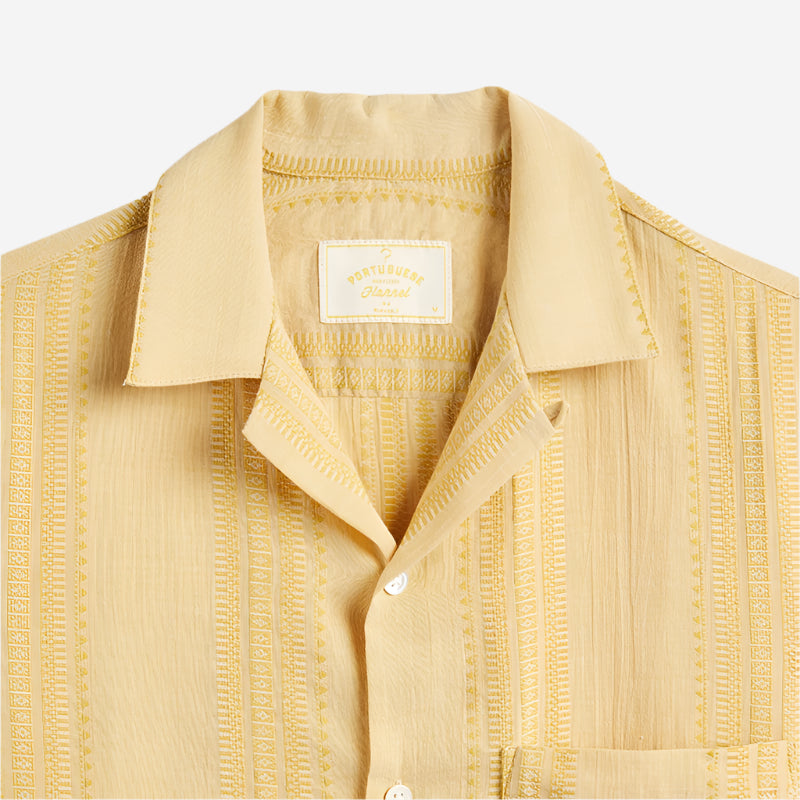 Pacific S/S Vacation Shirt - Sun Yellow