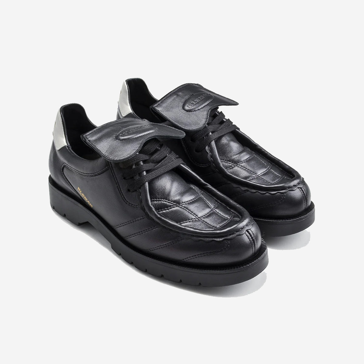 KLEMAN - Padror FC Leather Football Boots Tyrolean Shoes - Black