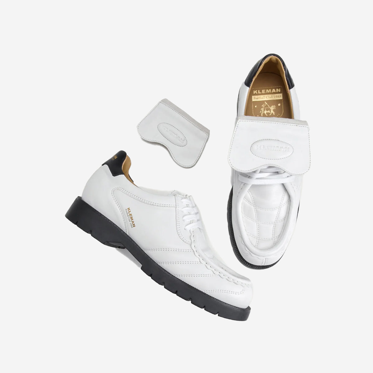 Padror FC Leather Football Tyrolean Boots - White