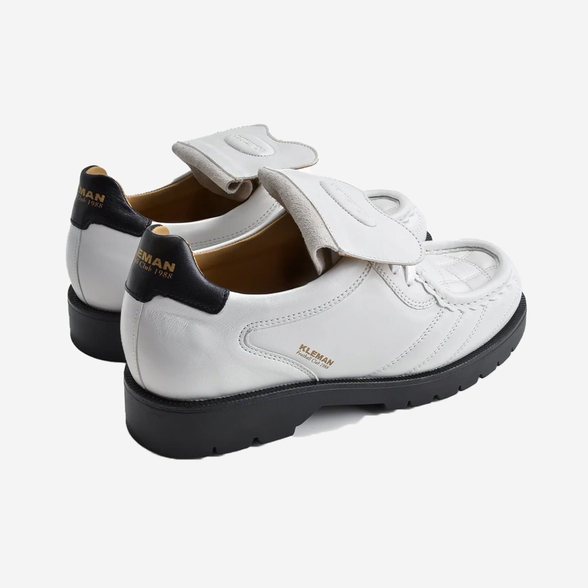 Padror FC Leather Football Tyrolean Boots - White