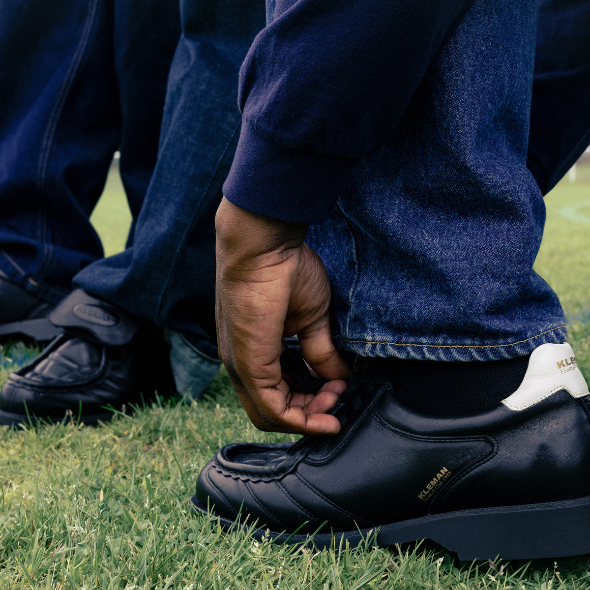 Padror FC Leather Football Tyrolean Boots - Black