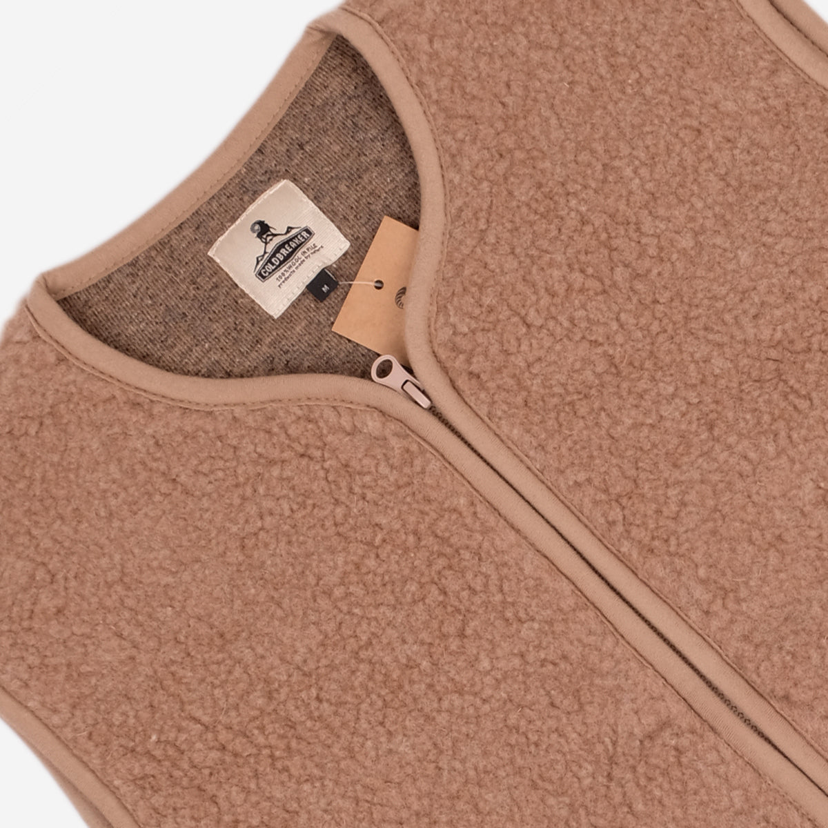 Pepitco Ultralight Wool Vest - Tan