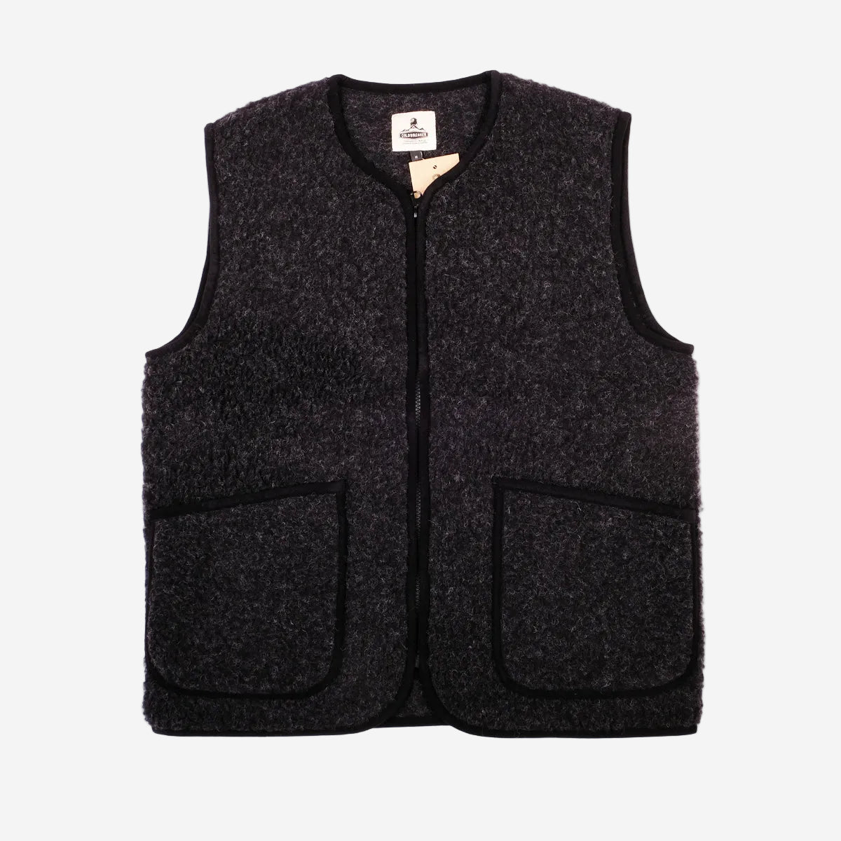 Pepitco Wool Vest - Black