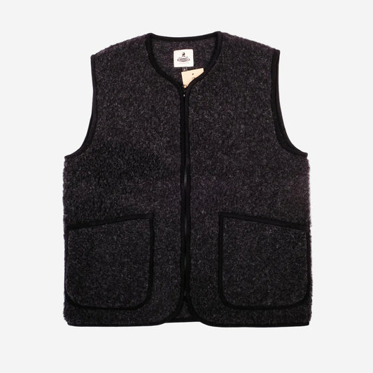 Pepitco Wool Vest - Black