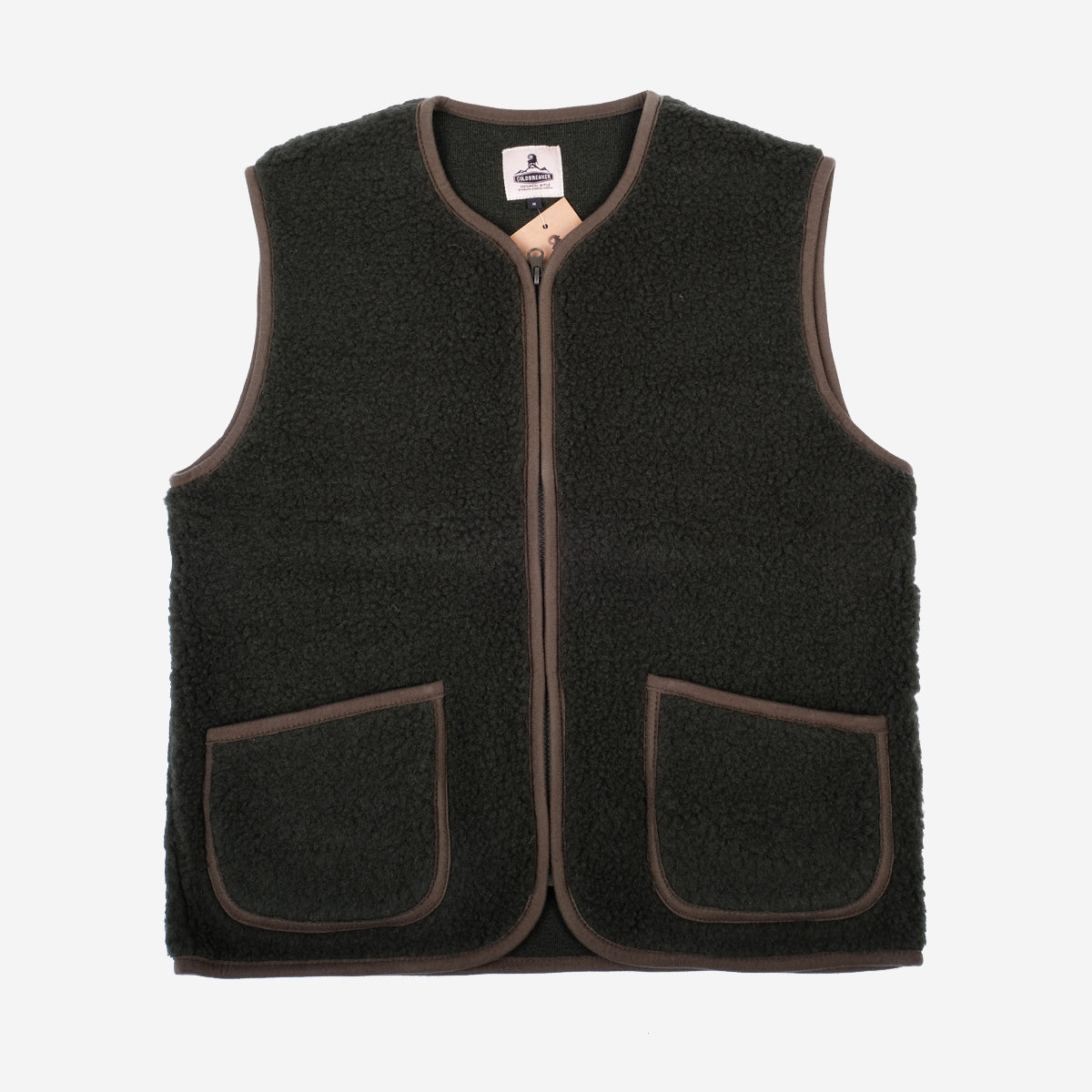 Pepitco Ultralight Wool Vest - Dark Green
