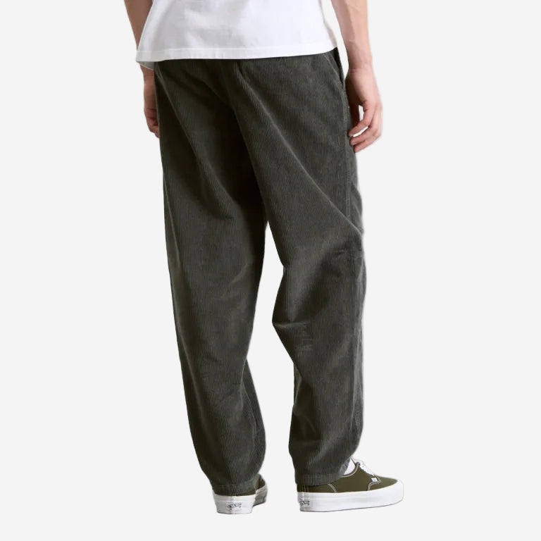 Pleated Corduroy Relaxed Trousers - Chimera Grey