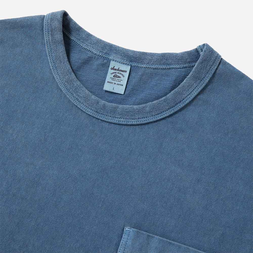 Long-Sleeve Pocket T-Shirt - PD Fade Blue