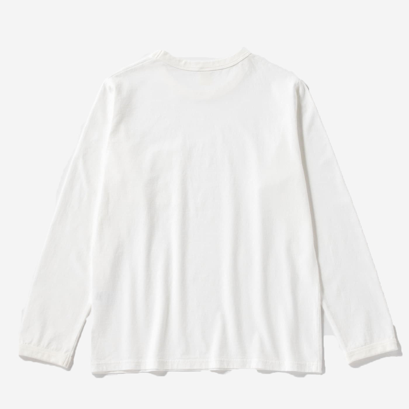 Long-Sleeve Pocket T-Shirt - White