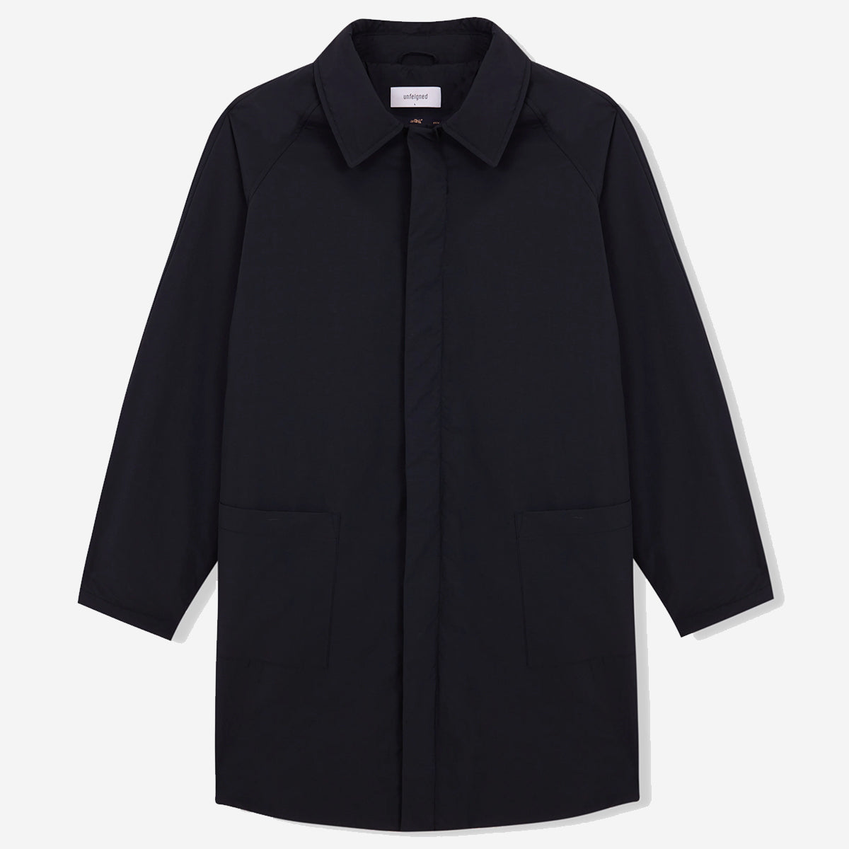 Puffed Long Coat WR - Dark Navy