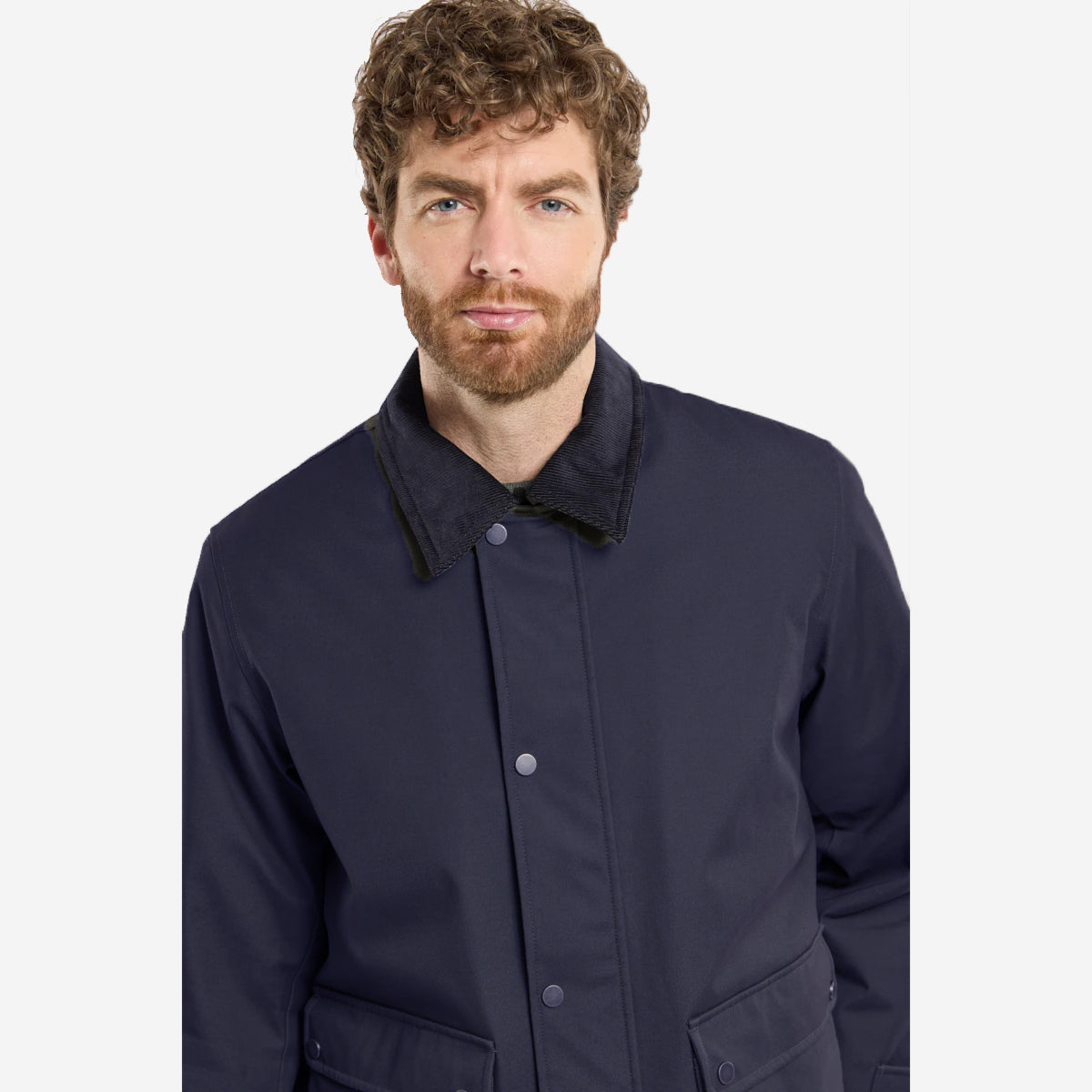 Quilted Work Jacket - Rich Navy