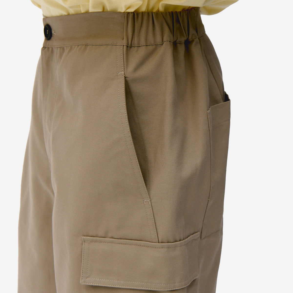 Regular Cargo Bermuda Shorts - Warm Beige